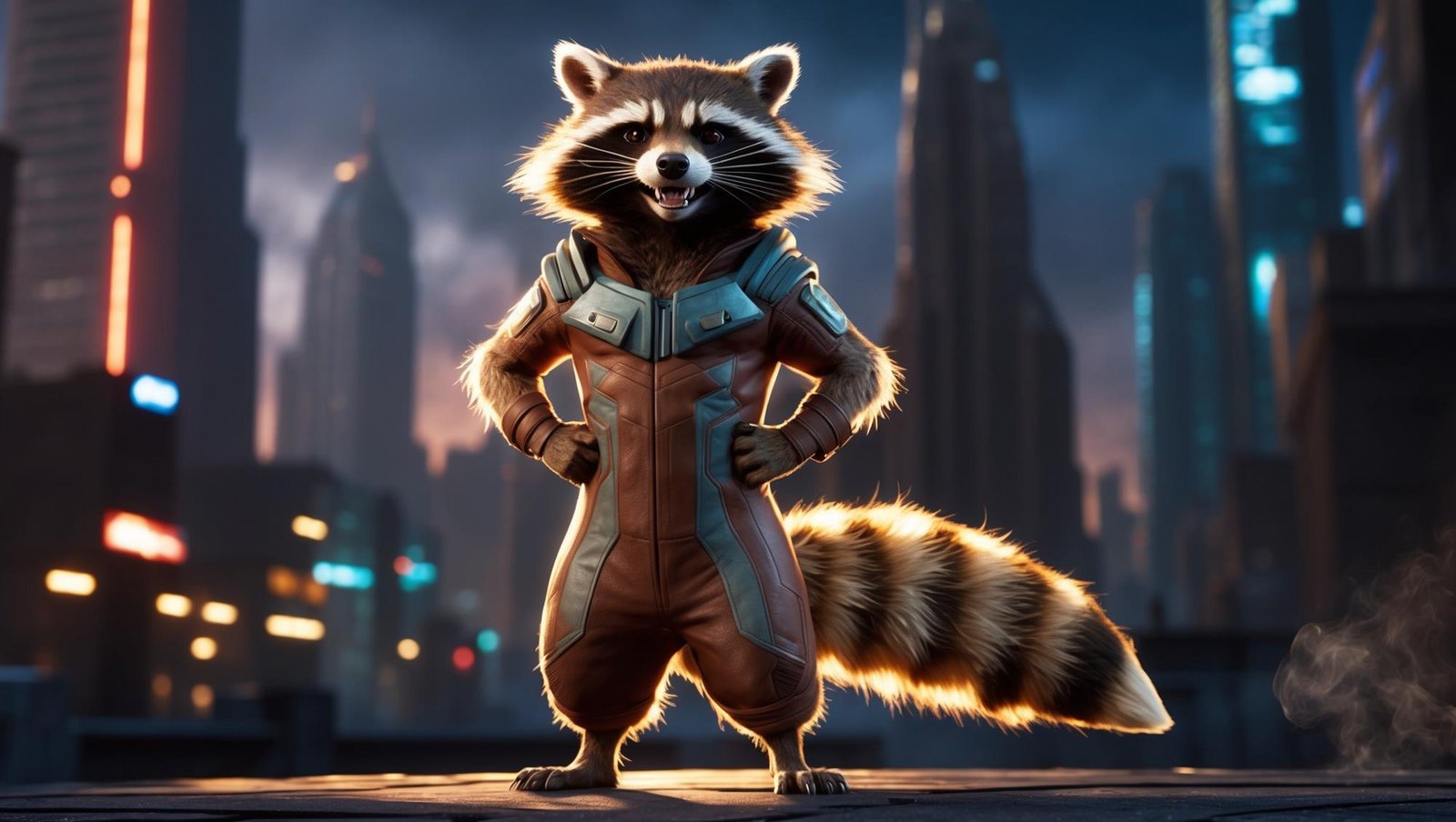 Rocket Raccoon’s personality and trickster nature resemble Azeban