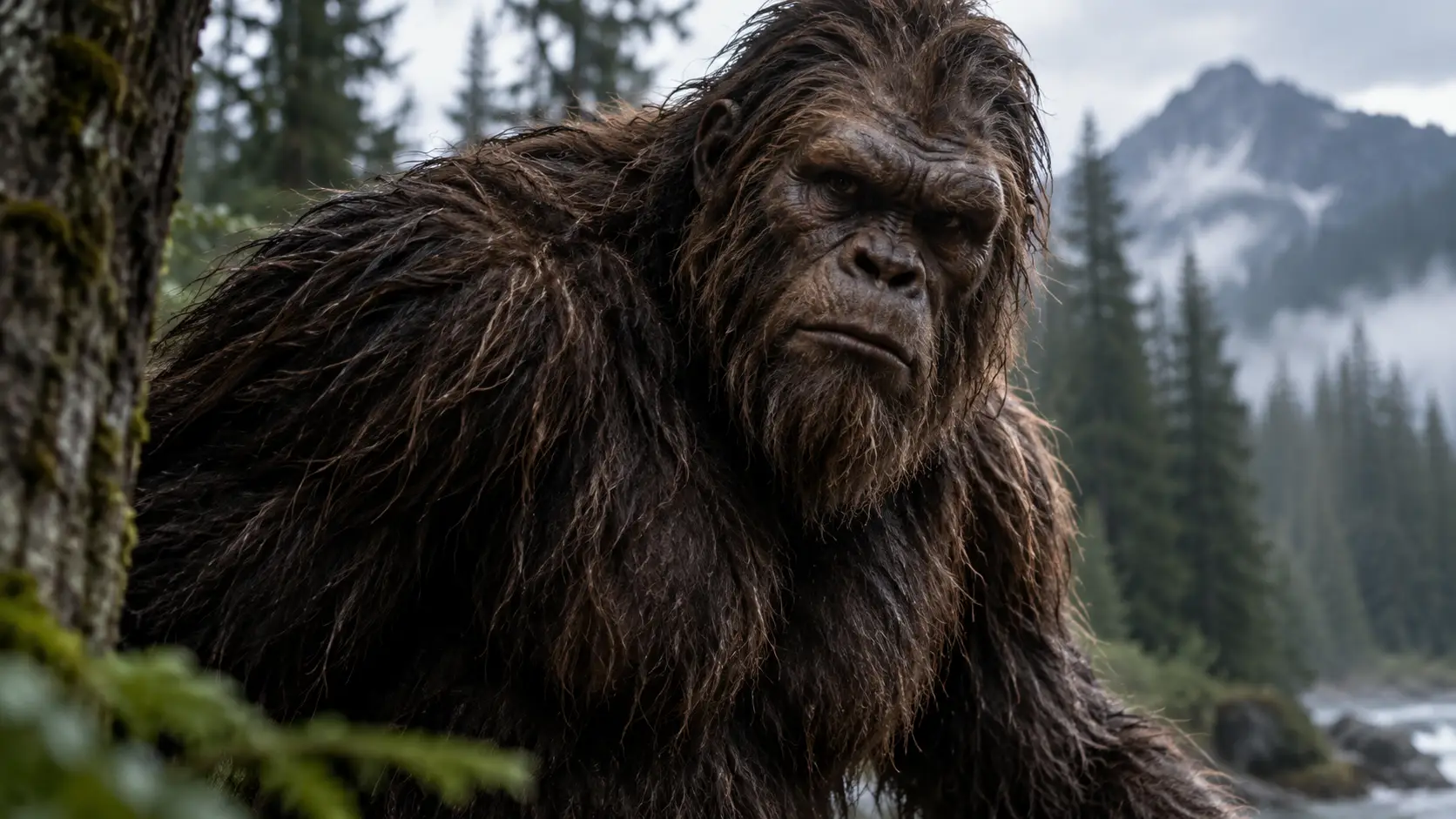 Bigfoot - Misty Mountain Sasquatch Encounter