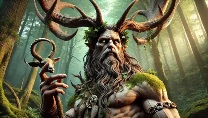 Cernunnos, often referred to as the "Horned God" in Celtic mythology, is the embodiment of nature
