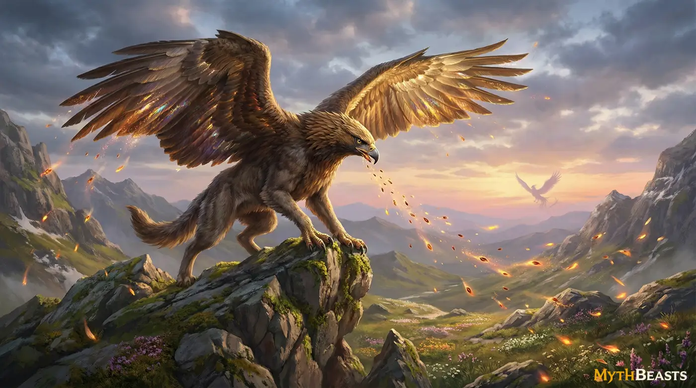 Chamrosh would gather seeds from Simurgh's wings and distribute them across the land
