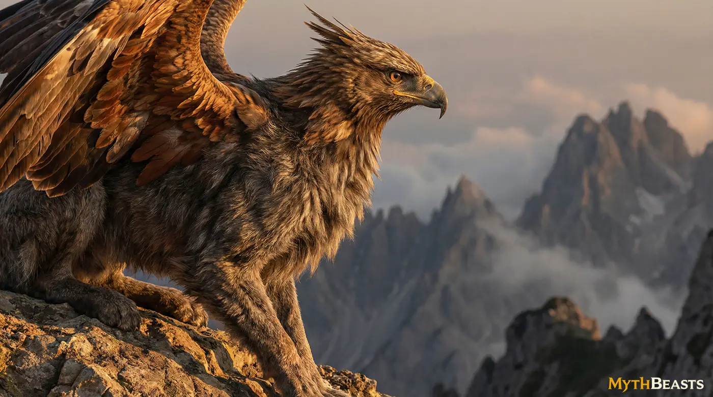 Chamrosh - Guardian bird - Persian and Zoroastrian folklore