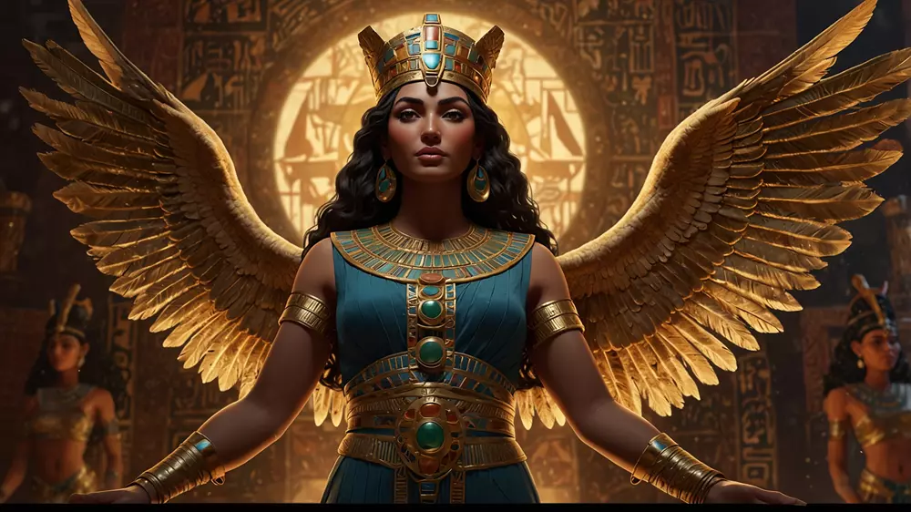 Isis - the goddess of magic, motherhood, and protectio