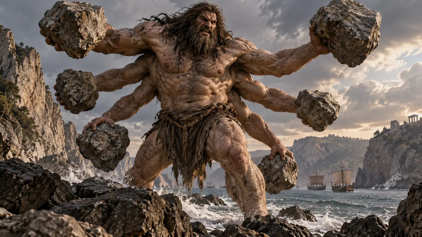 The Six-Armed Earthborn Giants: the Gegenees