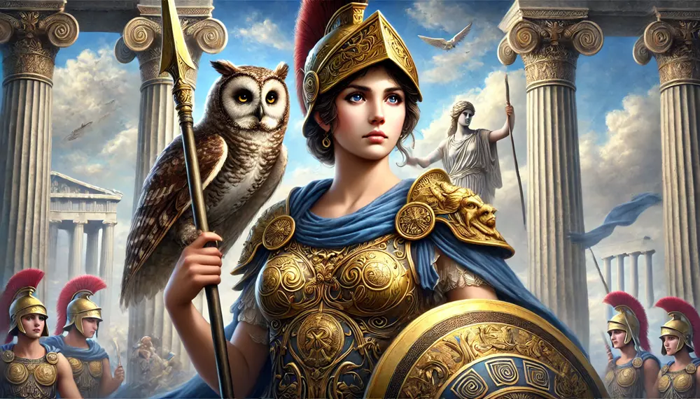 Athena - the goddess of wisdom and warfare