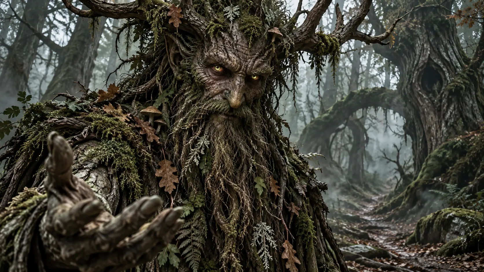 A Russian forest tradition portrays the leshy as a shifting woodland master whose borrowed voice can lead travelers away from safety.