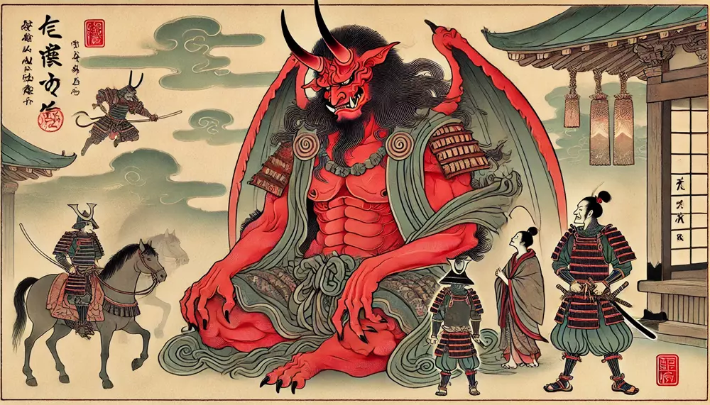 Demon of Rashomon- Oni terrorized the Rashomon gate in Kyoto