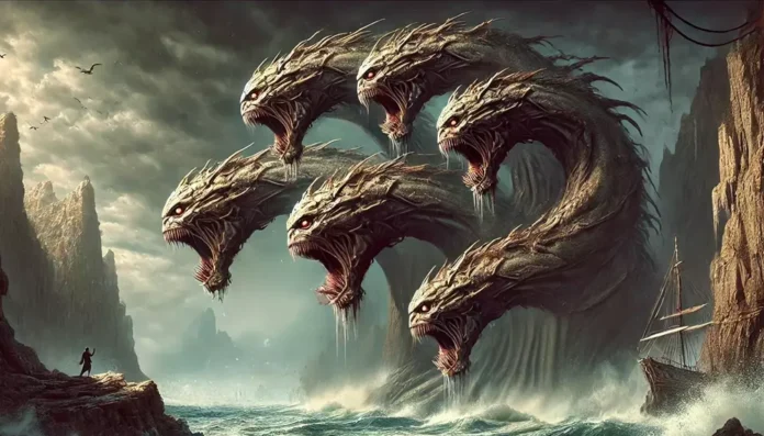 Scylla - a six-headed monster, devoured sailors