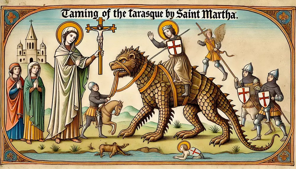 The Story of Saint Martha and the Tarasque