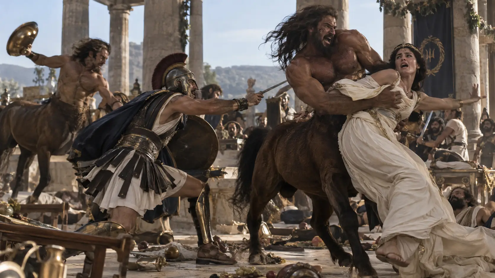 The Battle of the Lapiths and the Centaurs