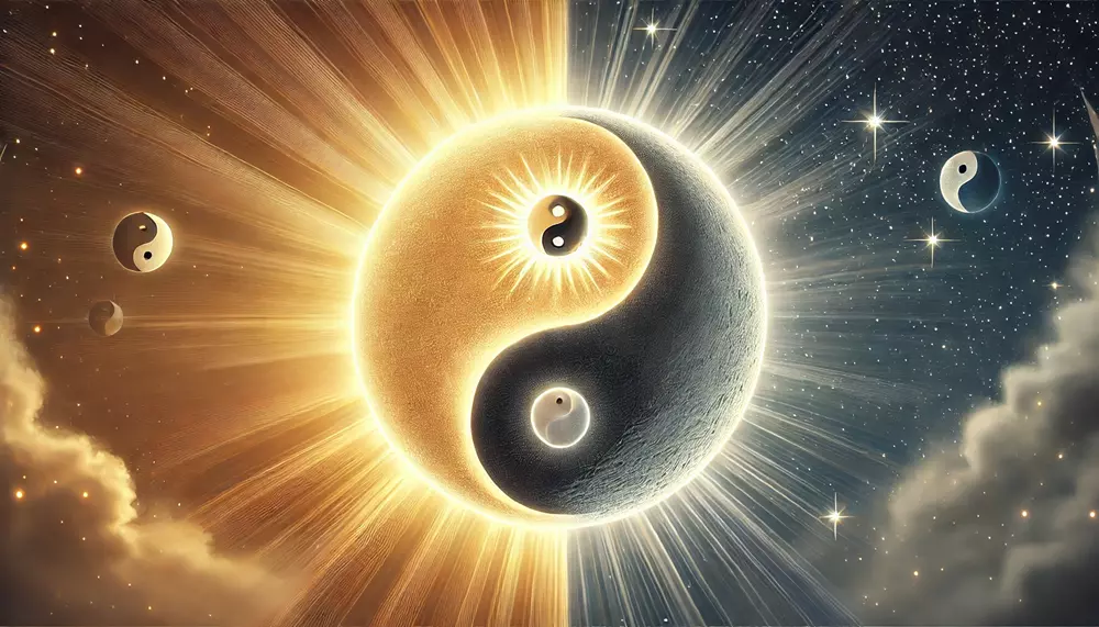 In Chinese mythology, the sun and moon are represented as the yin and yang—complementary forces that form the universe's harmony.