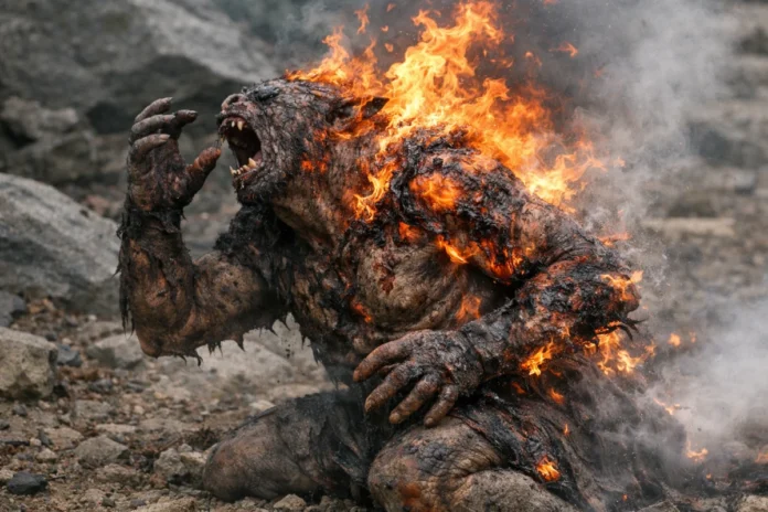 Mythological weakness: Fire Vulnerable