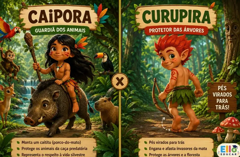 caipora - educational -https://elloeducar.com.br/lenda-da-caipora/
