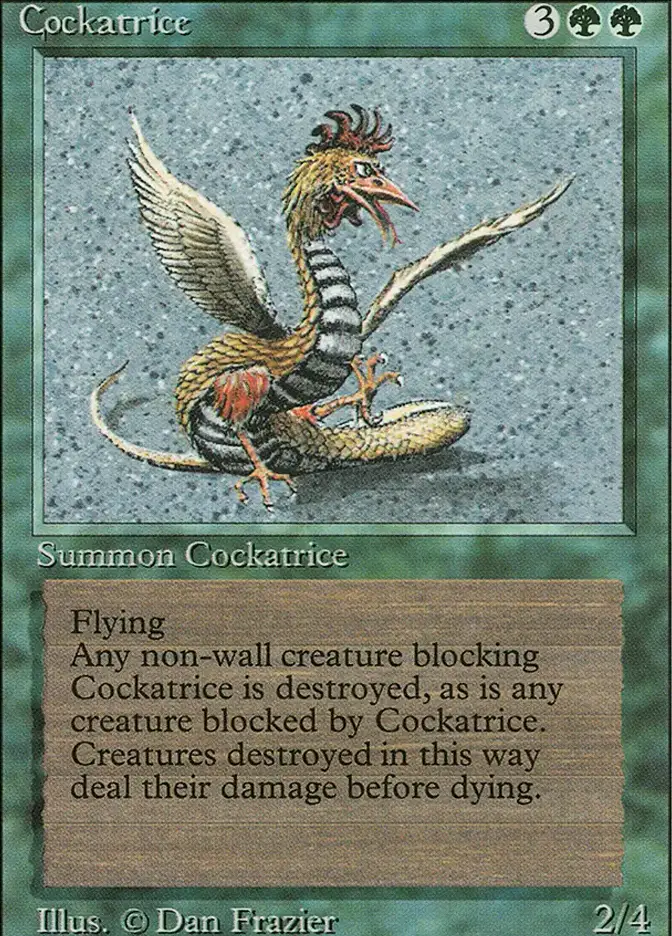 Cockatrice in Magic: The Gathering