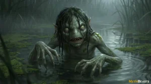 Grindylow - water spirit from 18th-century English folklore Grindylow - water spirit from 18th-century English folklore