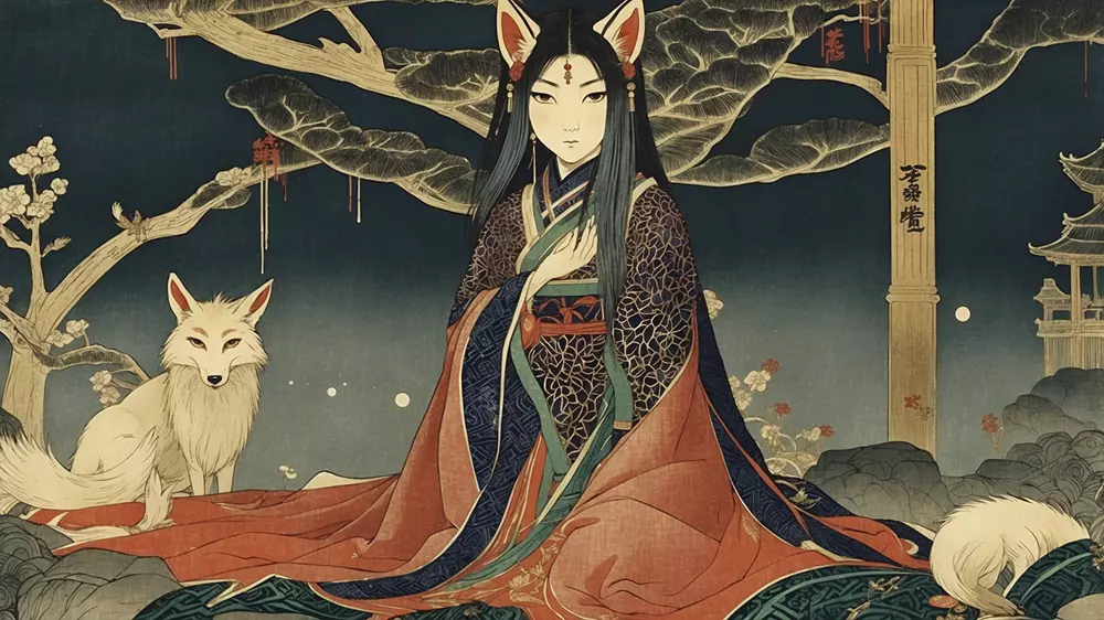 Kitsune were well-established in Japanese folklore, gaining a reputation as shape-shifters and divine messengers