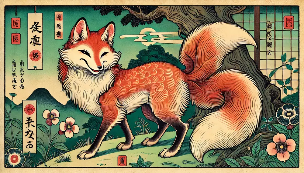 Kitsune, or fox spirit, are shapeshifters associated with Inari, the rice deity. They’re known for playing tricks, but they can also act as protectors.