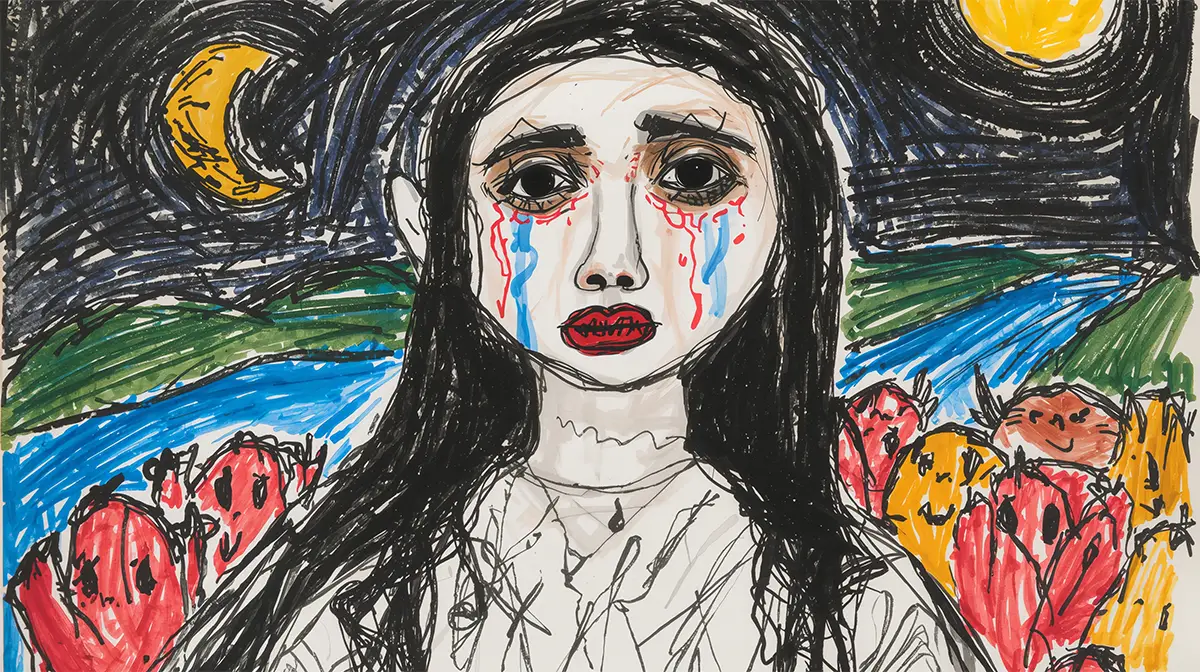 La Llorona - Child drawing (anonymous) 
