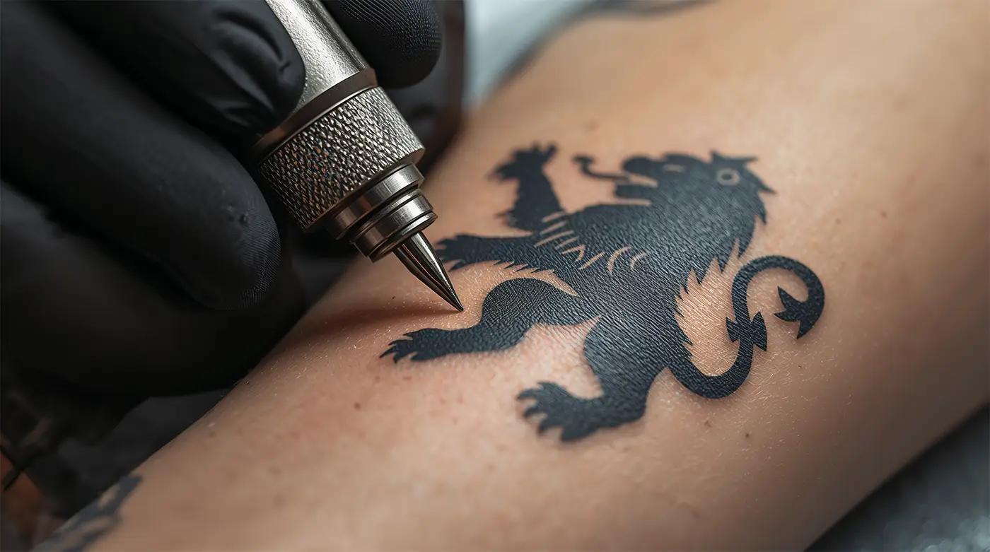 Mythology Tattoo of a monster - best fit on the arm area