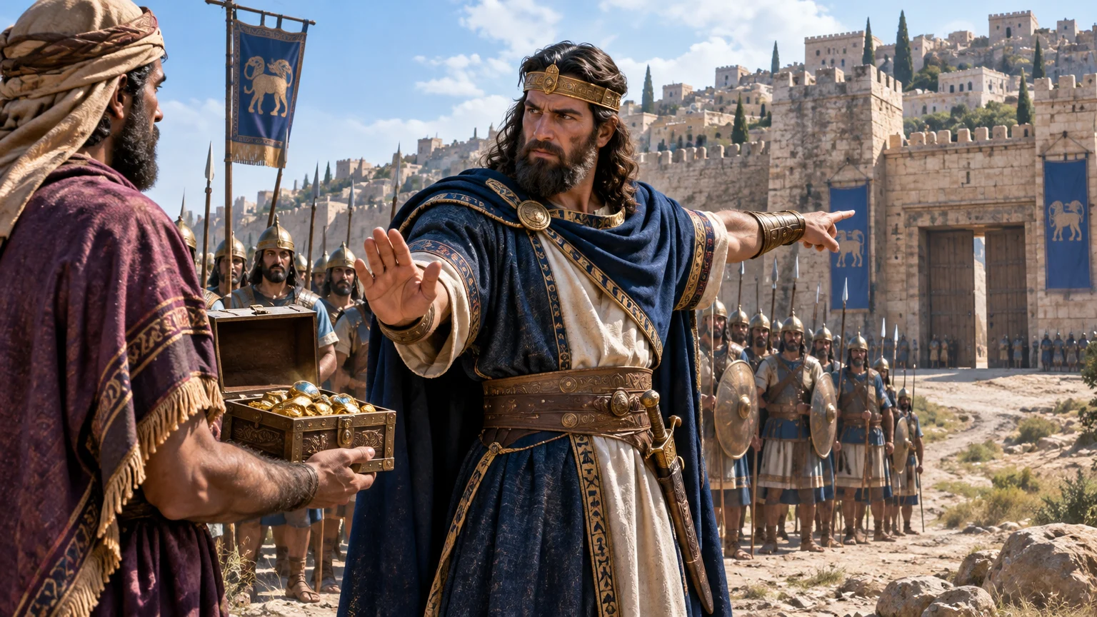 At the siege of Udum, Kirta refuses treasure and demands Hurriya, seeking to restore the family lost to him.