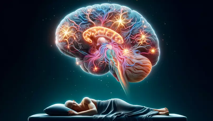 The brain structures involved in creating nightmares include the amygdala, which processes emotions, and the cortex, which handles complex thoughts