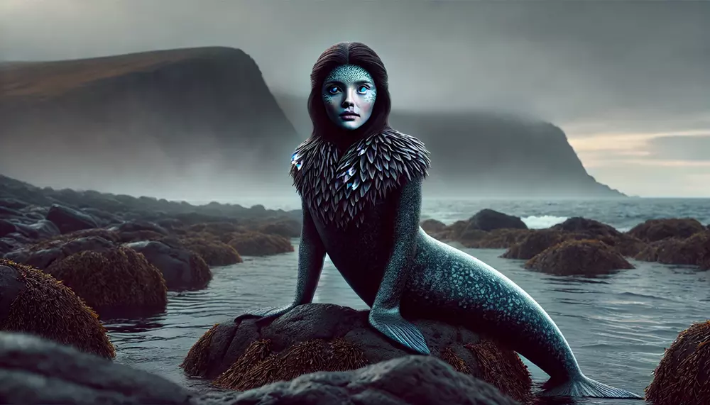 Selkie - a half woman half seal beast Scotland Mythology